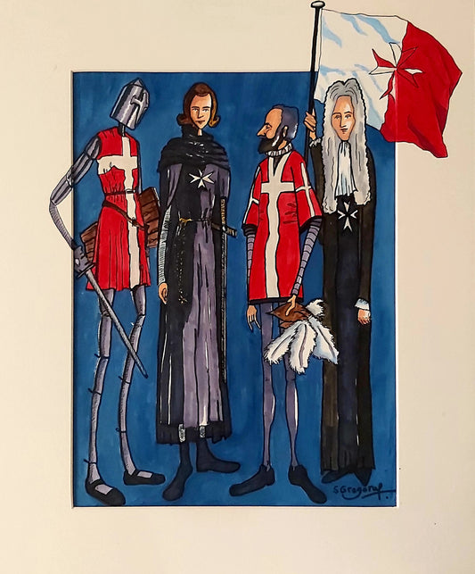 Long Knights               56 x 47 cm