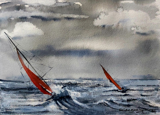 Idyllic Seas             48 x 38 cm