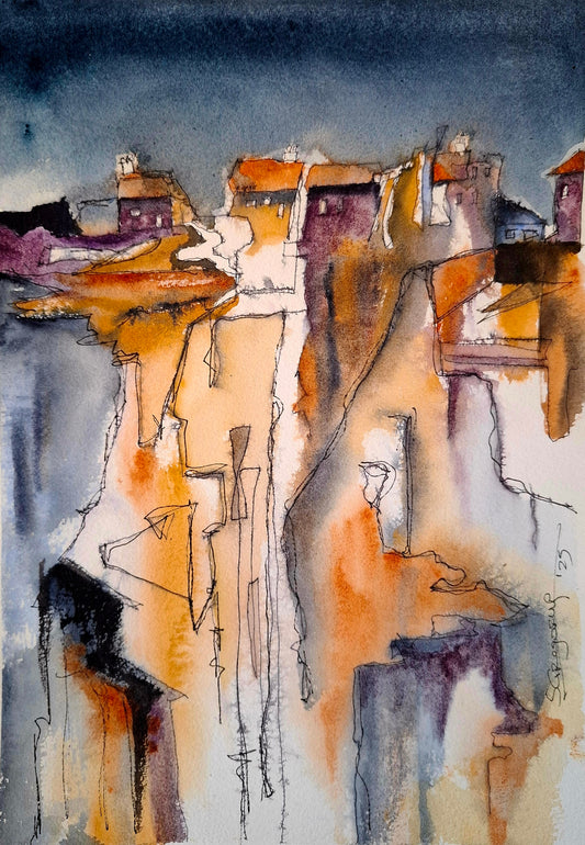 Lost Village                  50 x 40 cm