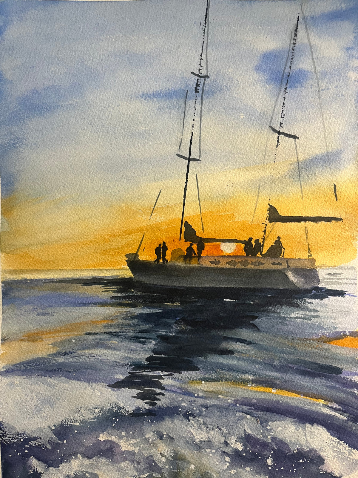 Yachting at Sunset