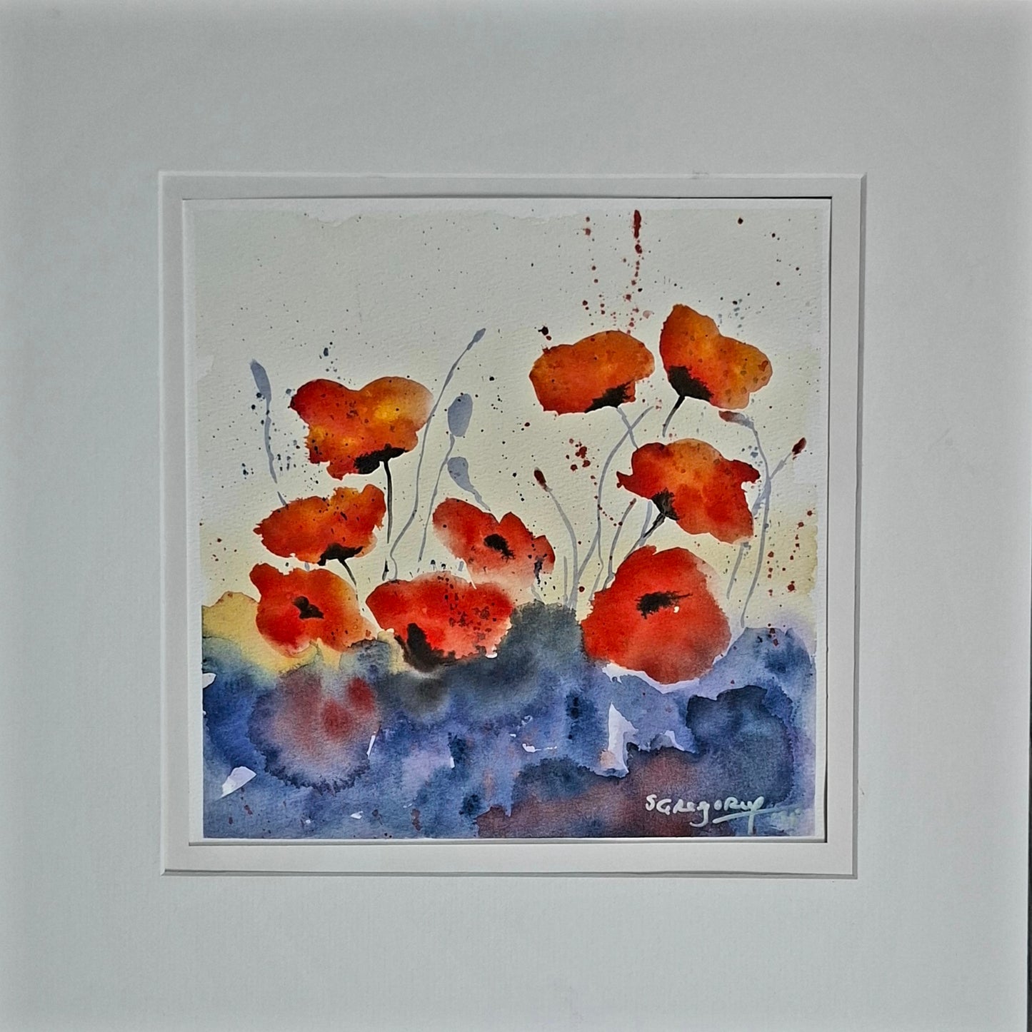 Poppies in the Wind