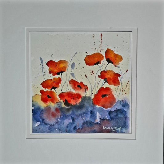 Poppies in the Wind