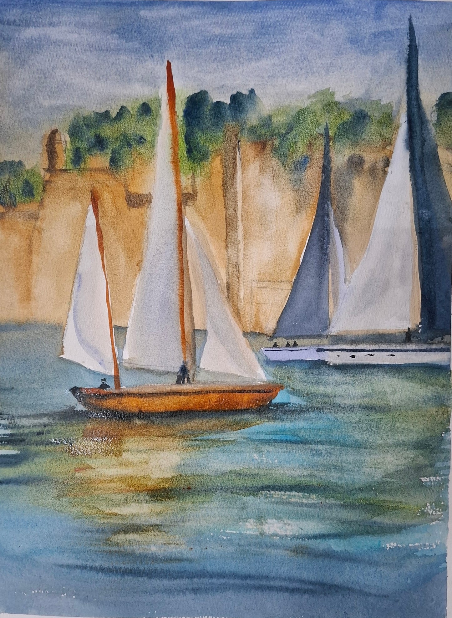 Entering Harbour