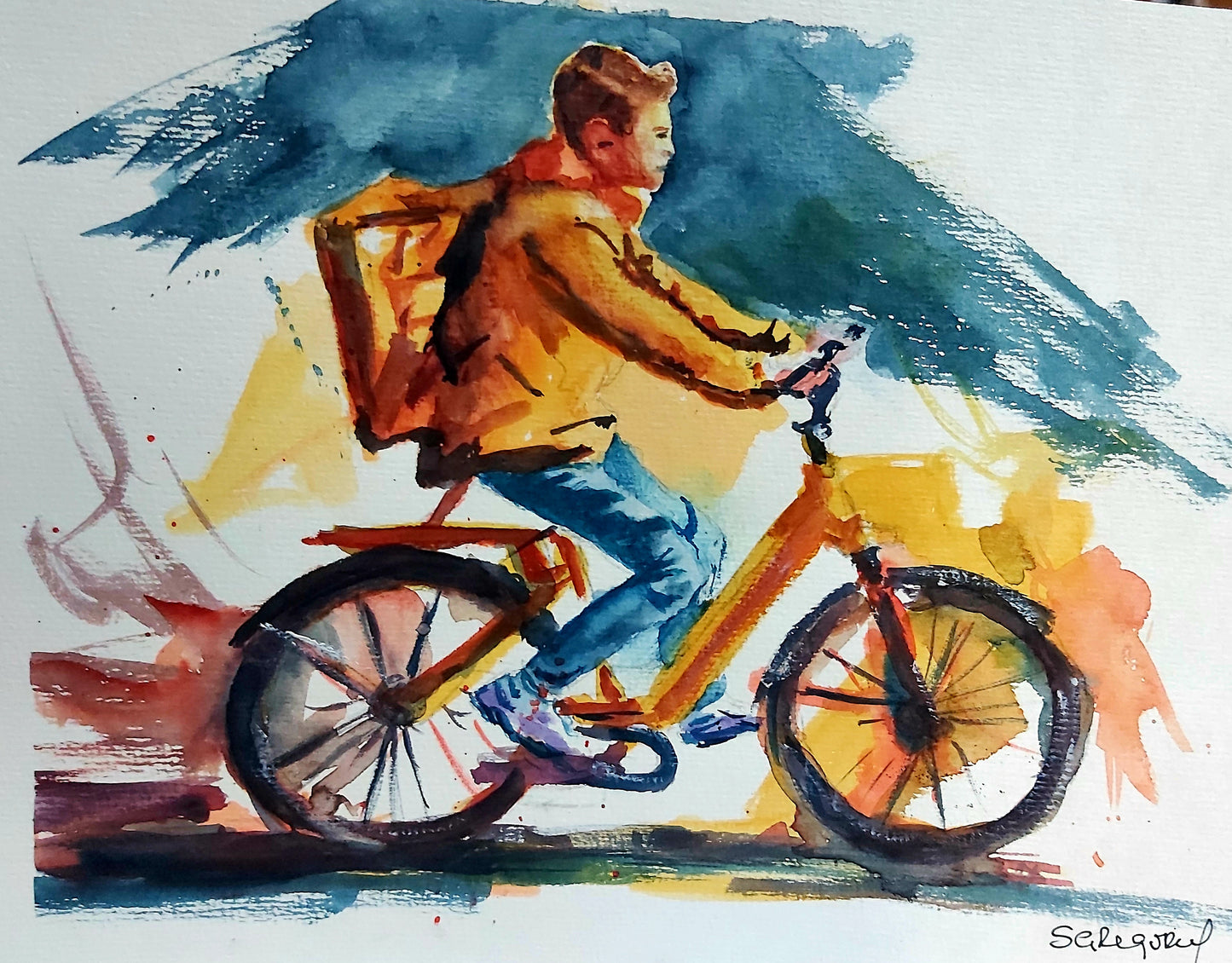 Biking it